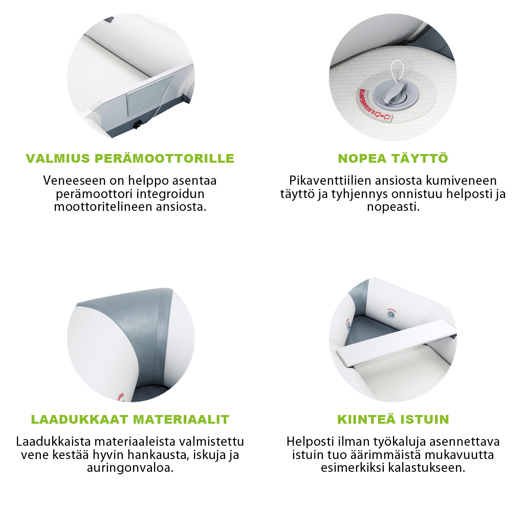 kumivene kalastukseen