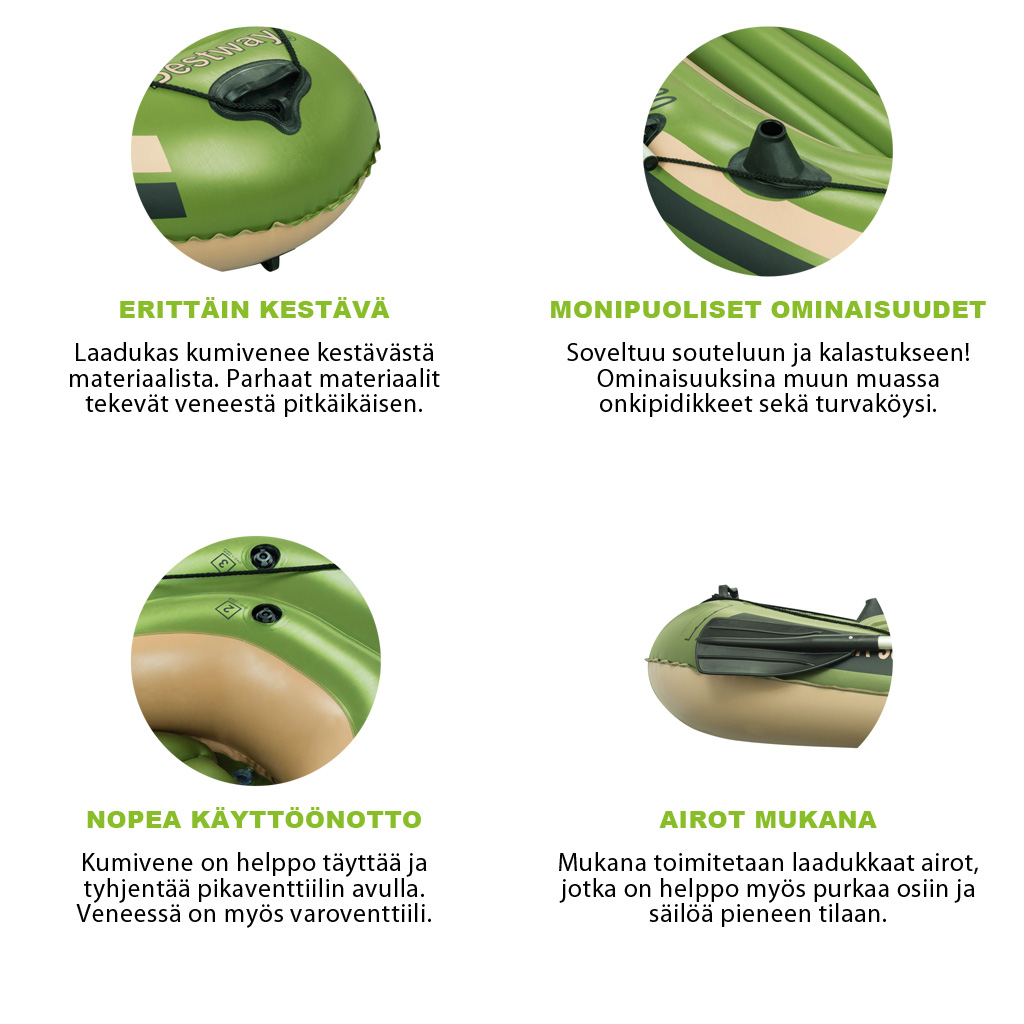 kumivene kalastukseen